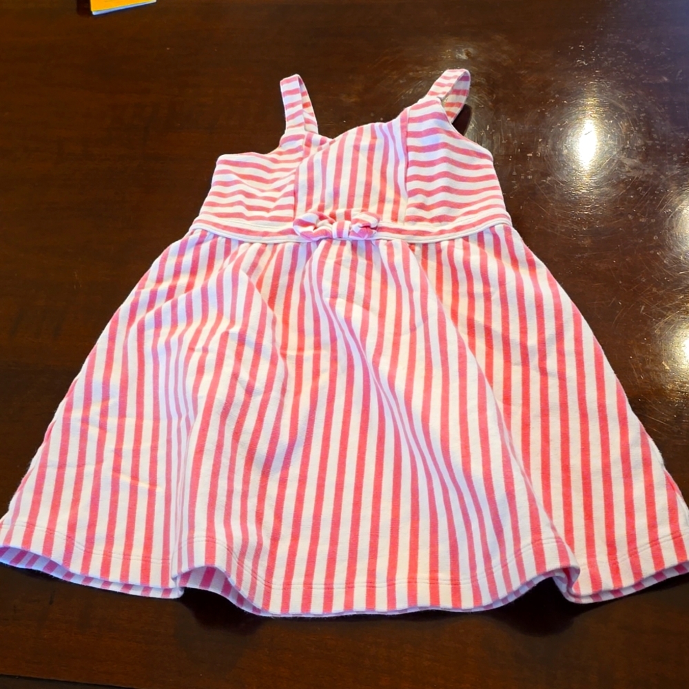 NWOT Janie and jack pink and white dress